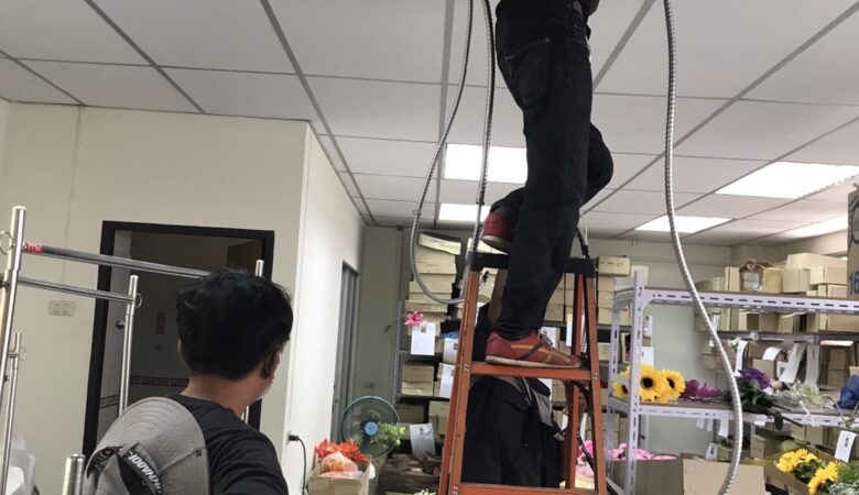 งานติดตั้งระบบ LAN ภายในและกล้องวงจรปิด บริษัท แอพบิท สตูดิโอ จำกัด